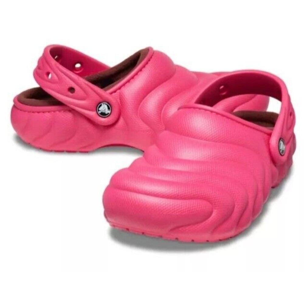 CROCS Classic Lined Overpuff Clog Slip On 210059 Dragonfruit Pink UNISEX M7/W9